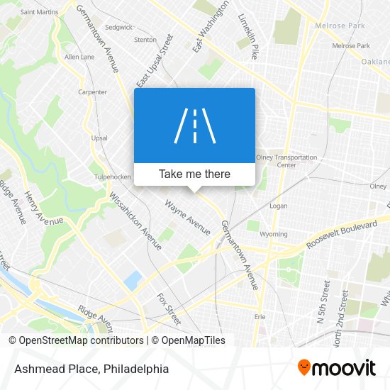 Mapa de Ashmead Place
