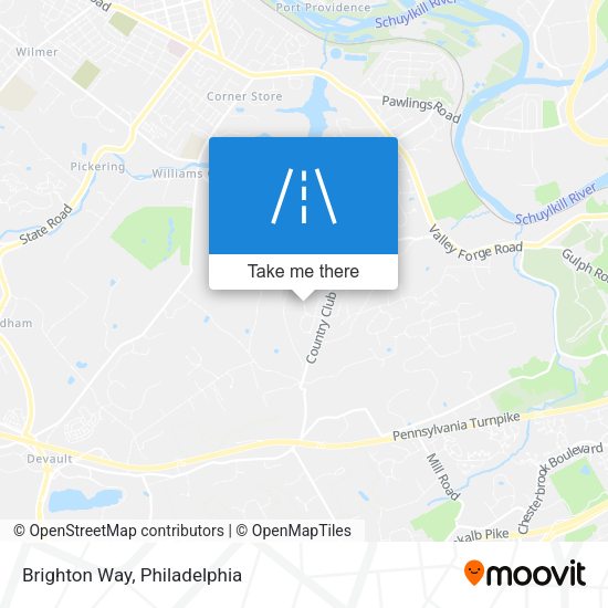 Mapa de Brighton Way