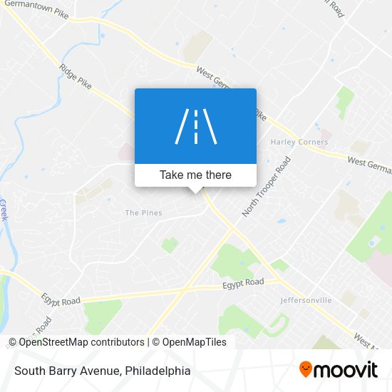 South Barry Avenue map