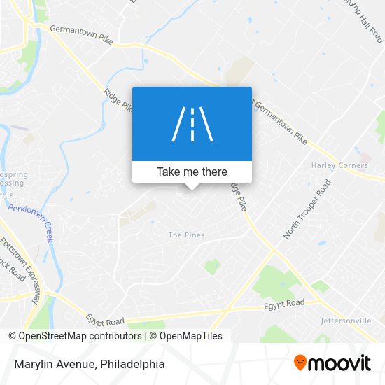 Marylin Avenue map