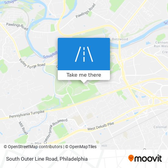 Mapa de South Outer Line Road