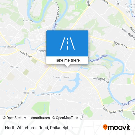 North Whitehorse Road map