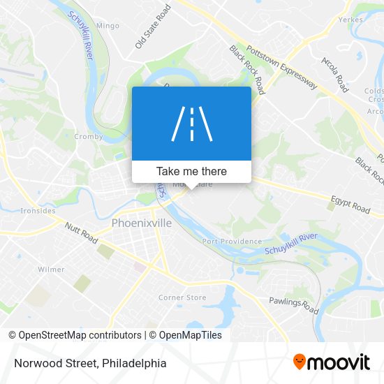 Norwood Street map