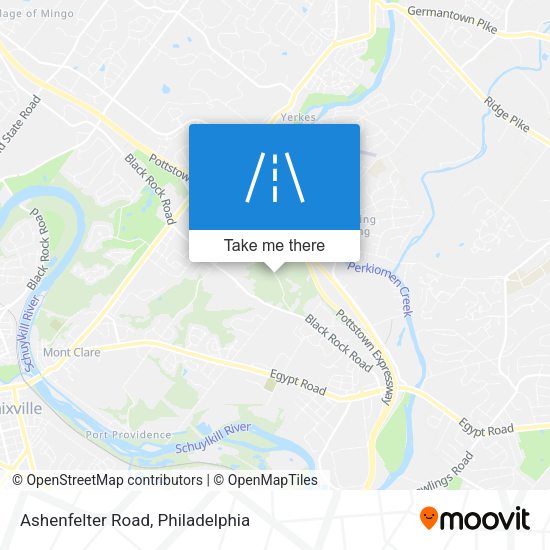 Mapa de Ashenfelter Road