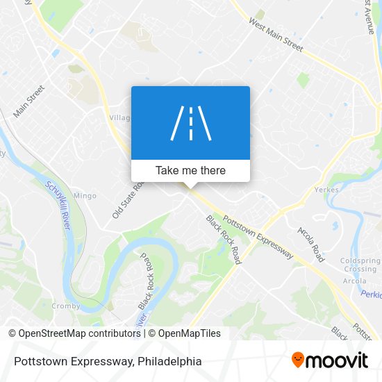 Pottstown Expressway map