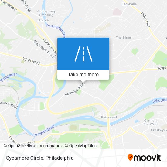 Sycamore Circle map