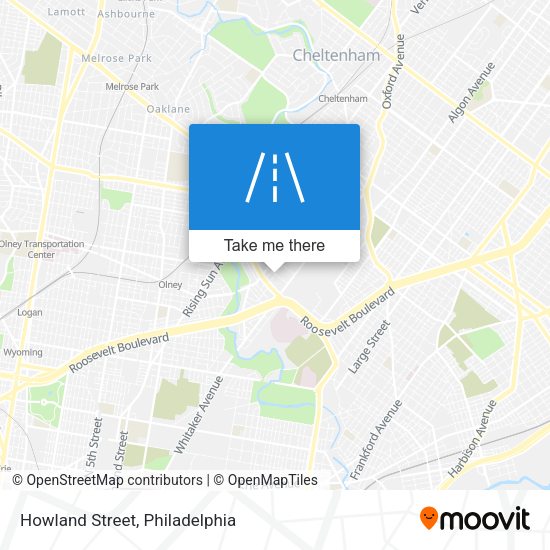 Mapa de Howland Street