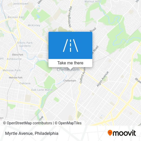 Mapa de Myrtle Avenue