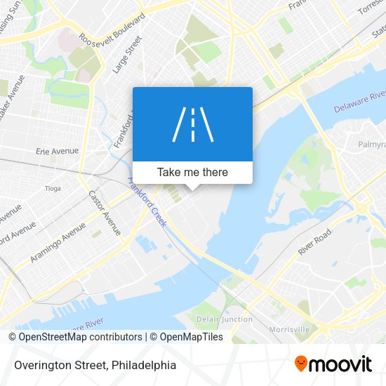 Mapa de Overington Street