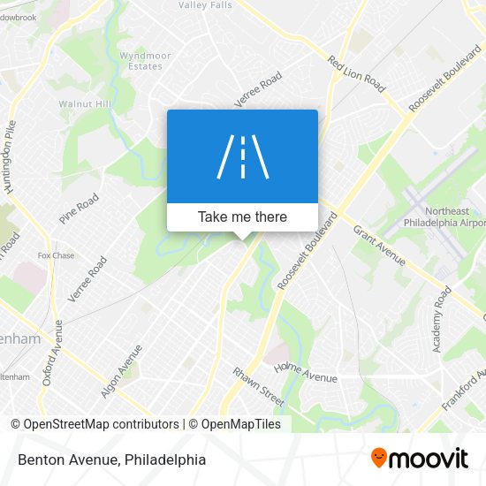 Mapa de Benton Avenue