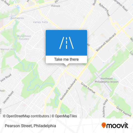 Pearson Street map