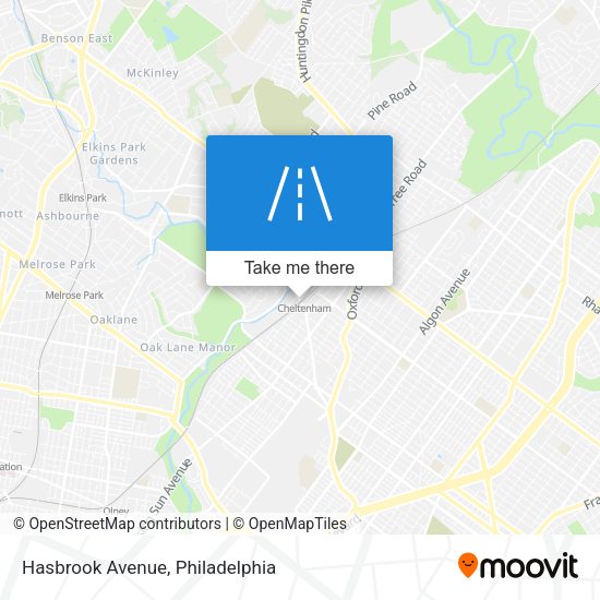 Hasbrook Avenue map