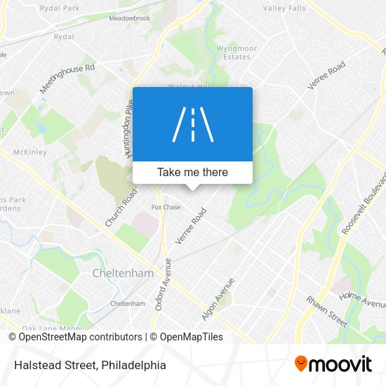 Mapa de Halstead Street