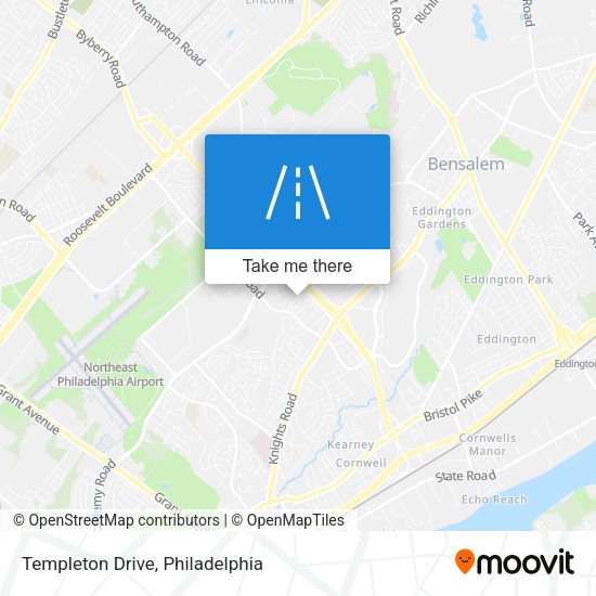 Templeton Drive map
