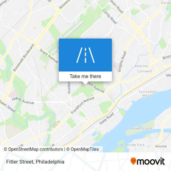 Mapa de Fitler Street
