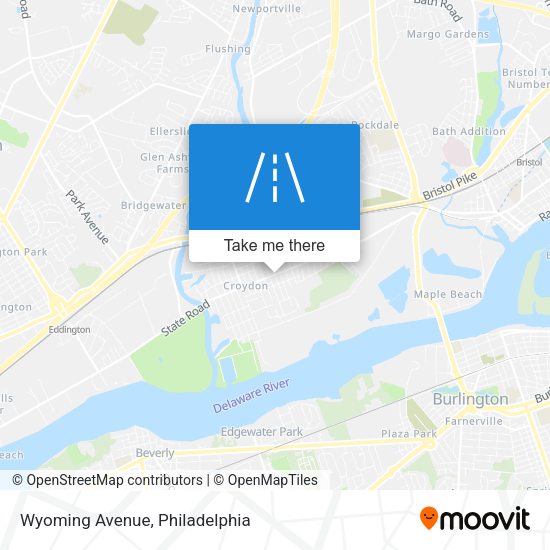 Mapa de Wyoming Avenue