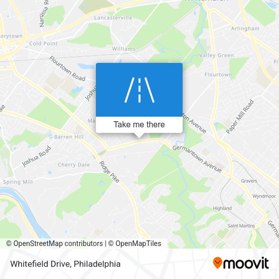 Mapa de Whitefield Drive