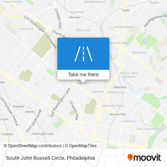 Mapa de South John Russell Circle