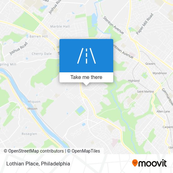 Mapa de Lothian Place