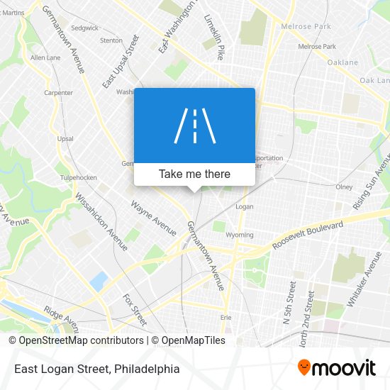 East Logan Street map