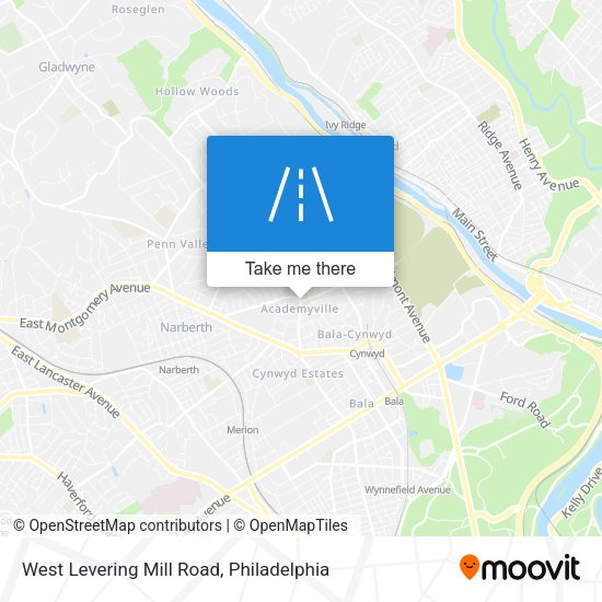Mapa de West Levering Mill Road
