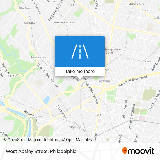 West Apsley Street map