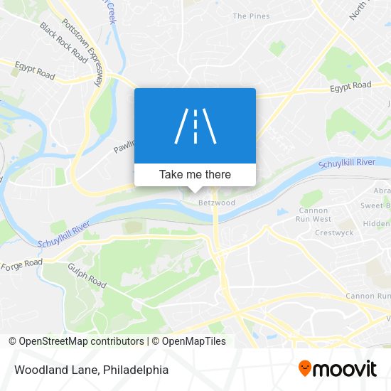 Mapa de Woodland Lane