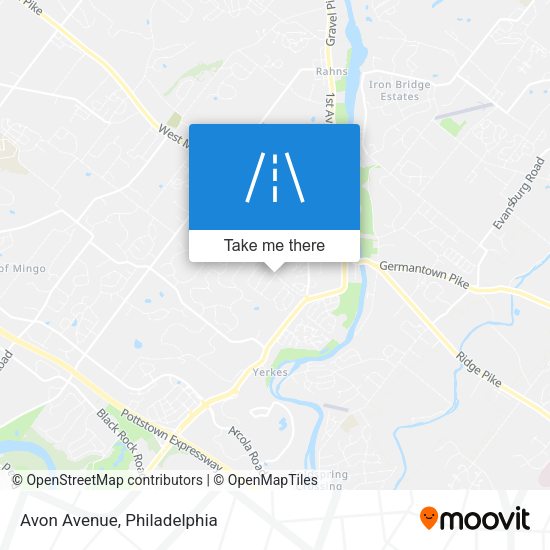 Mapa de Avon Avenue