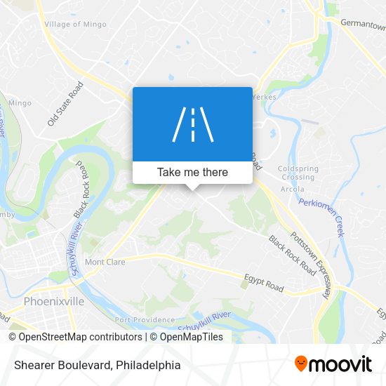 Mapa de Shearer Boulevard