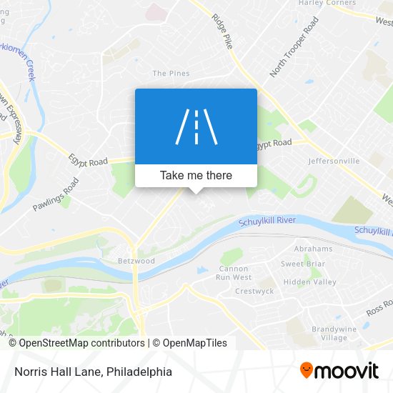 Norris Hall Lane map