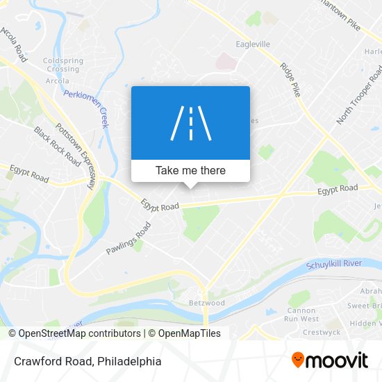 Mapa de Crawford Road