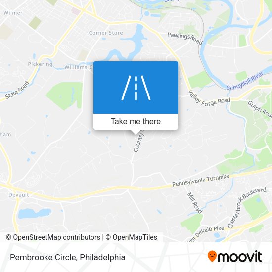 Mapa de Pembrooke Circle