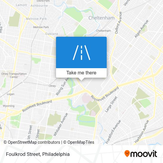 Foulkrod Street map