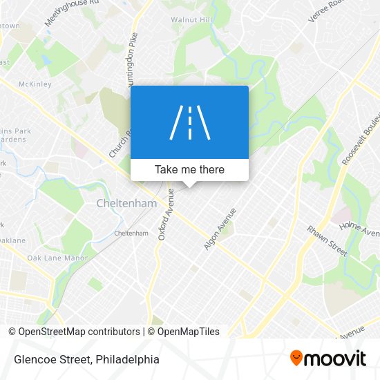 Glencoe Street map