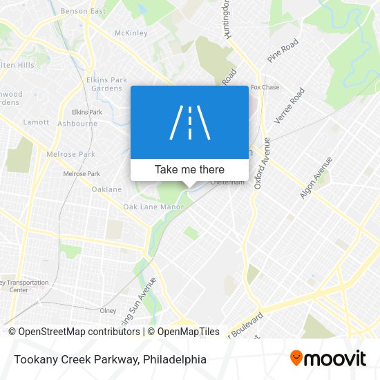 Mapa de Tookany Creek Parkway