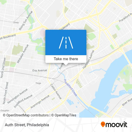 Auth Street map