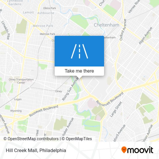 Hill Creek Mall map