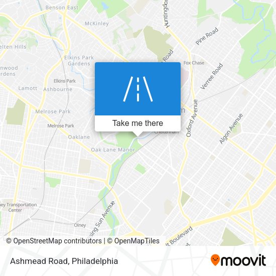 Mapa de Ashmead Road