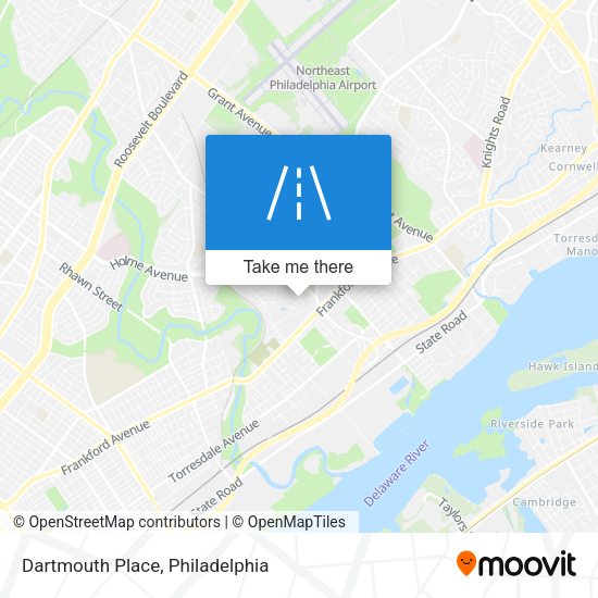 Mapa de Dartmouth Place