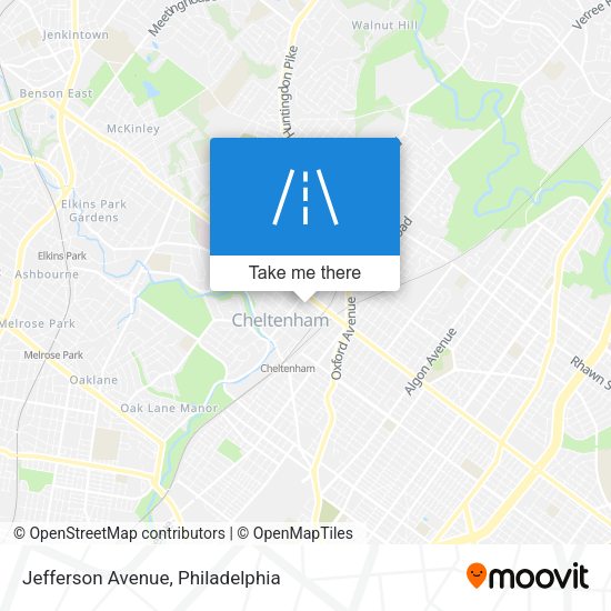 Mapa de Jefferson Avenue