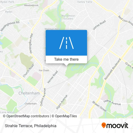 Strahle Terrace map