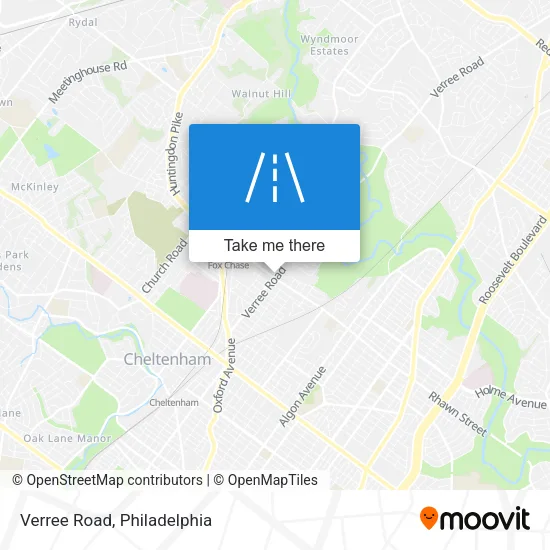 Verree Road map