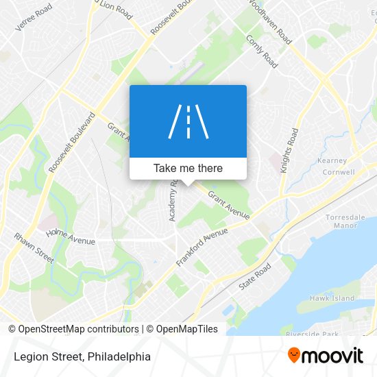 Mapa de Legion Street