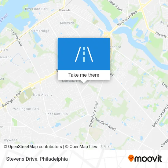 Stevens Drive map