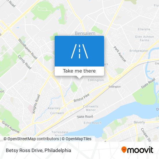 Mapa de Betsy Ross Drive