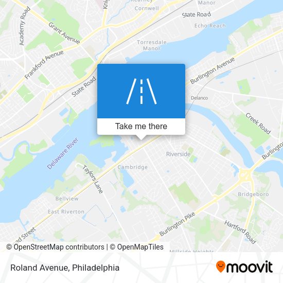 Mapa de Roland Avenue