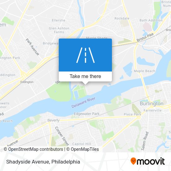 Mapa de Shadyside Avenue
