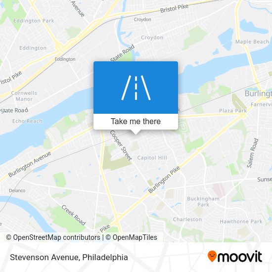 Mapa de Stevenson Avenue