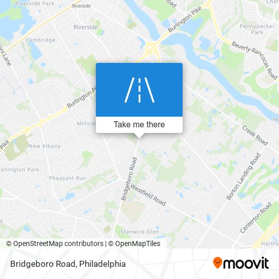 Mapa de Bridgeboro Road