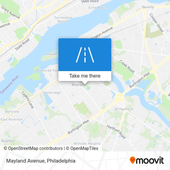 Mayland Avenue map